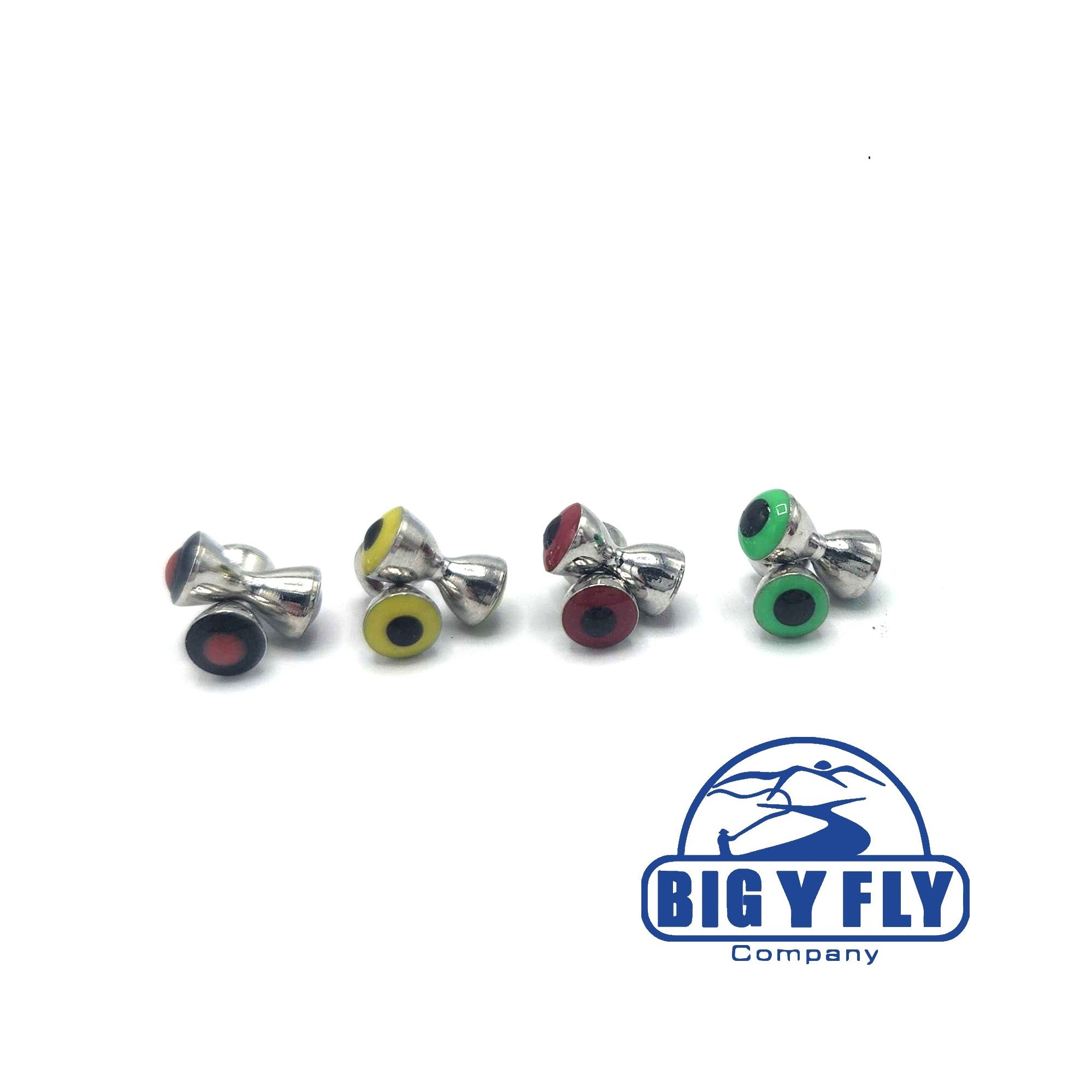 Big Y Dumbbell Fly Tying Eyes–25 Pack