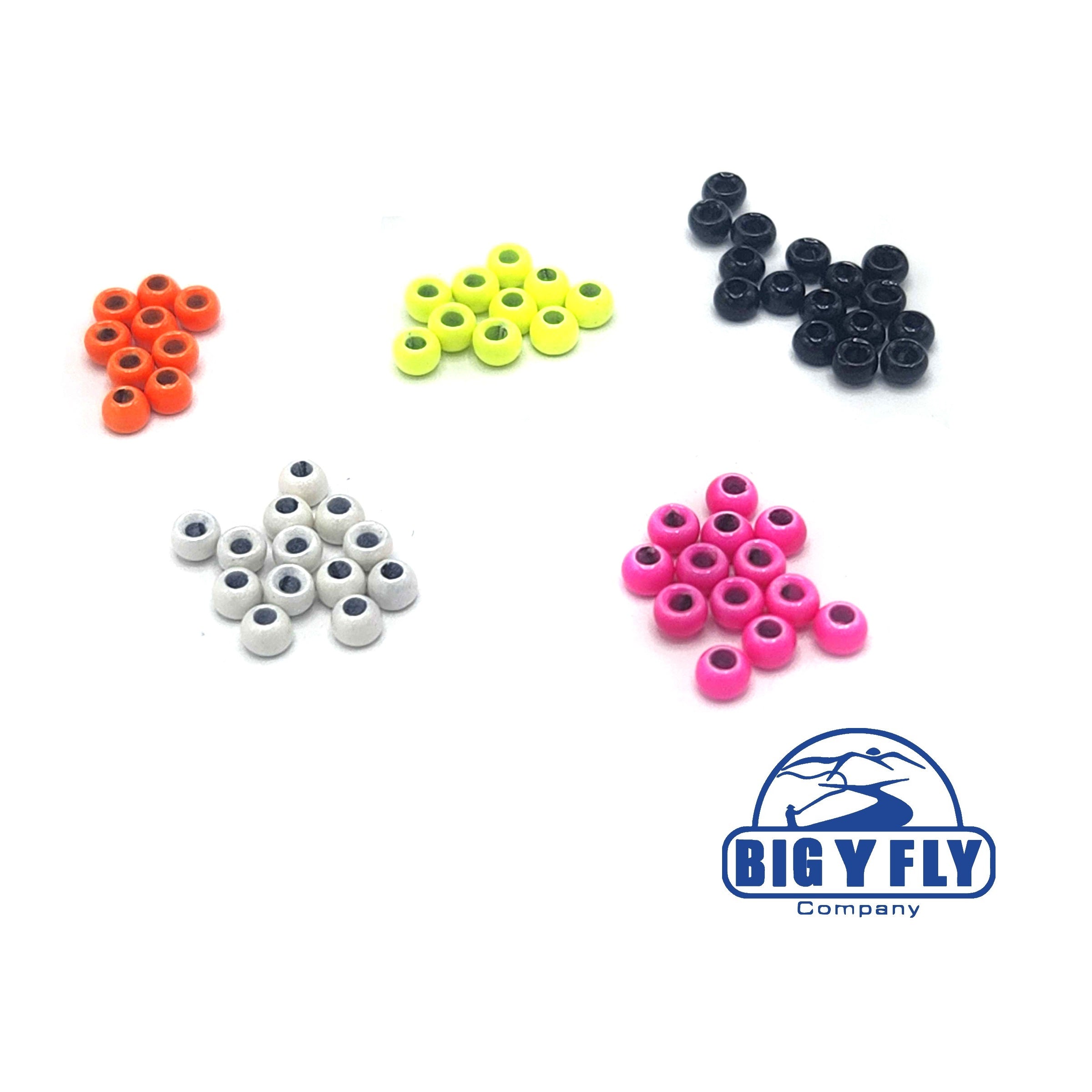 Big Y Tungsten Hot Fly Tying Beads–25 Pack