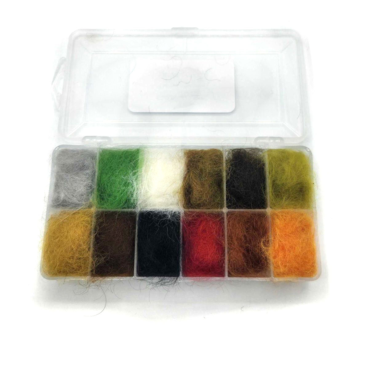 Euro-Seal 12 Compartment Trout Dubbing Box