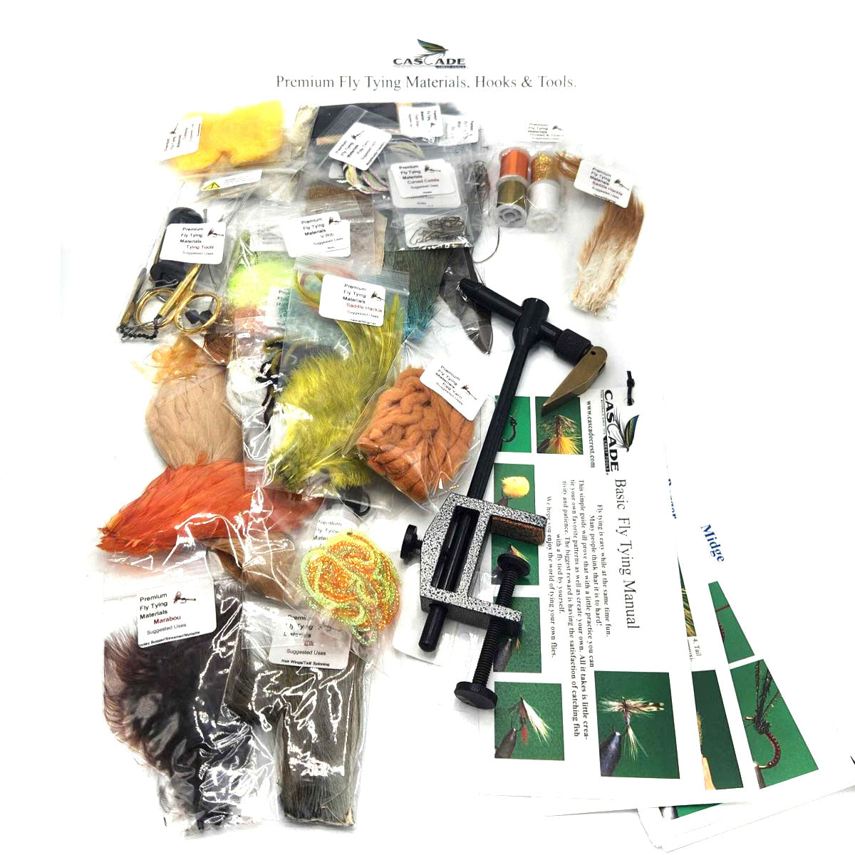 Deluxe Fly Tying Kit #300 – Cascade Crest