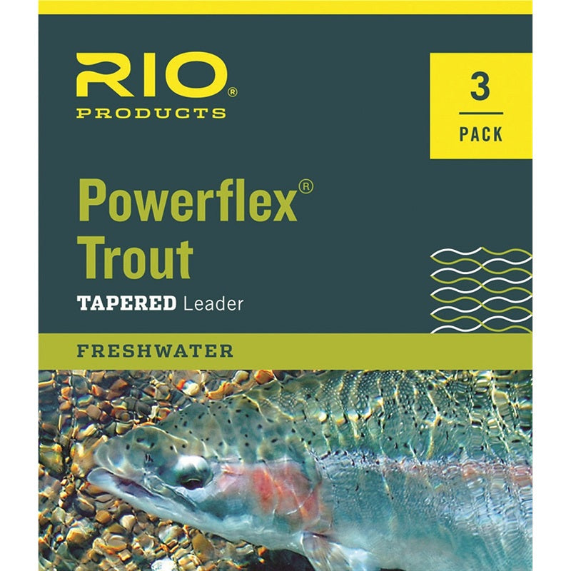 Rio Powerflex Trout Leader 7.5′–3 Pack