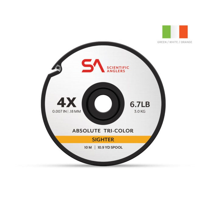 Absolute Tri-Colored Sighter–10M–Scientific Anglers