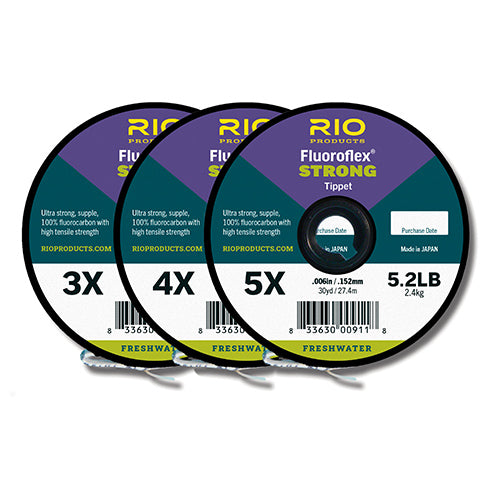 Rio Fluoroflex Strong Tippet–3 Pack