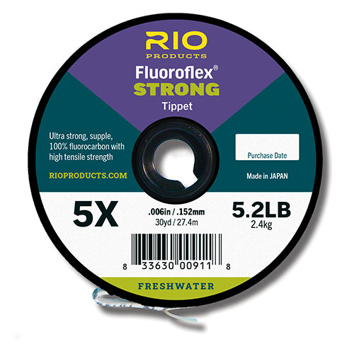 Rio Fluoroflex Strong Tippet–30 yards