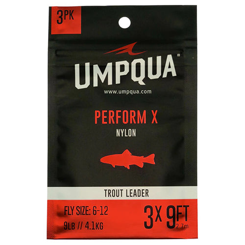 Umpqua Perform X Trout Leader 7.5′ 3 Pack