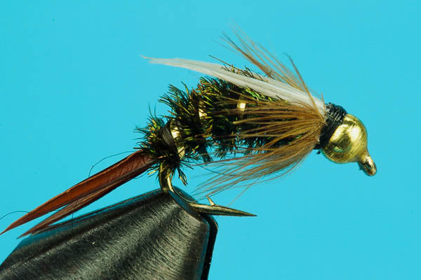 Prince Nymph Curved Hook-Beadhead