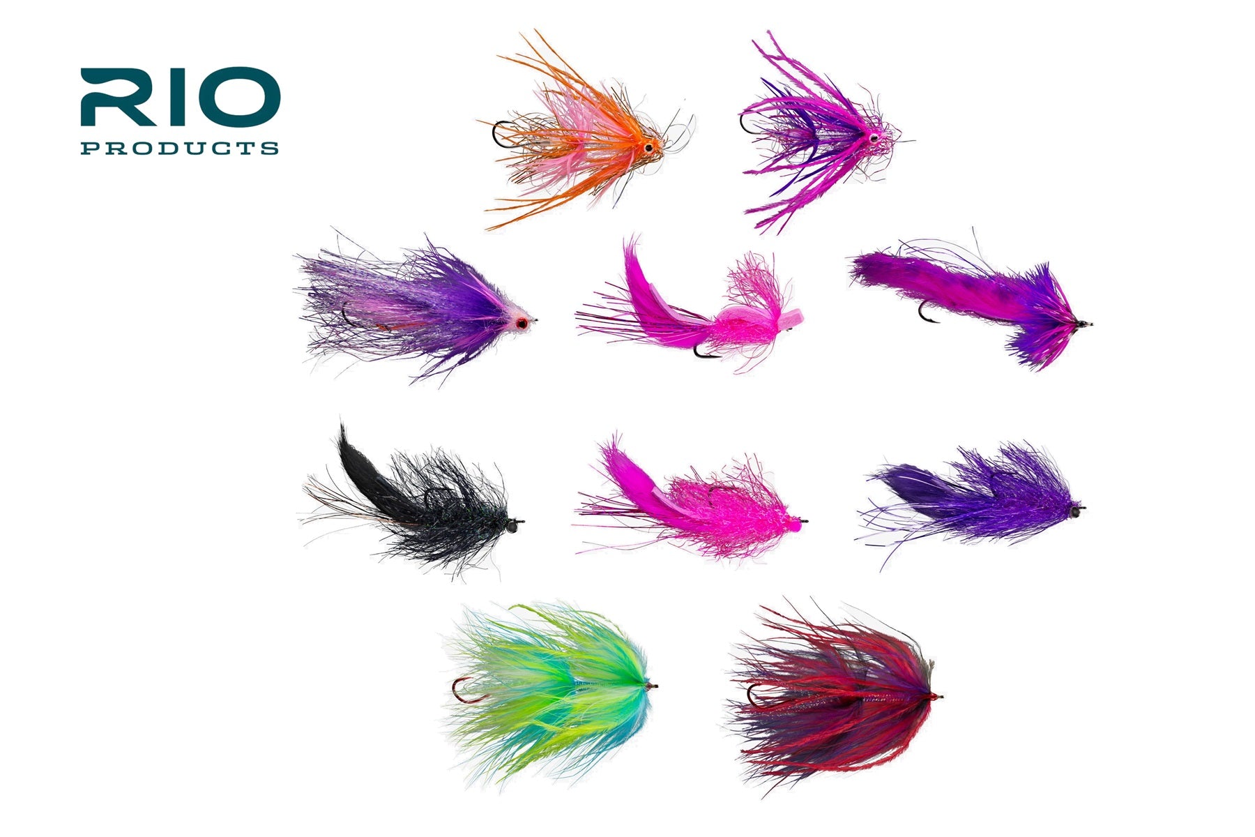 RIO Alaska Salmon Assortment – 10 Flies