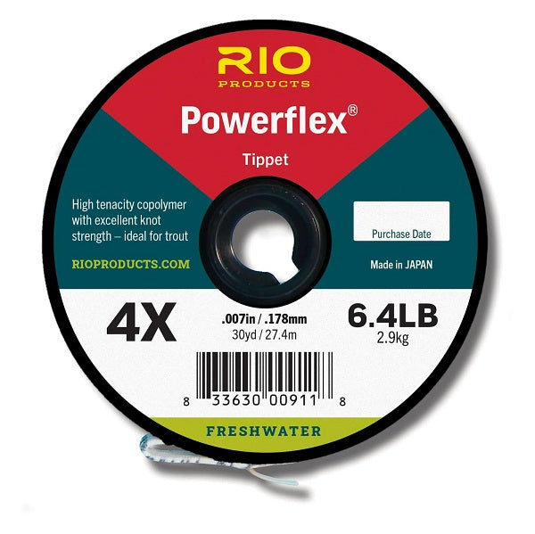 Rio Powerflex Tippet–30 yds.