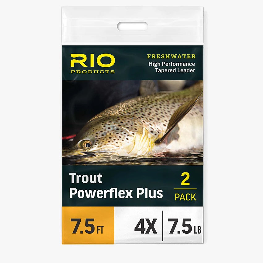 Rio Powerflex Plus Leader 9′–2 Pack