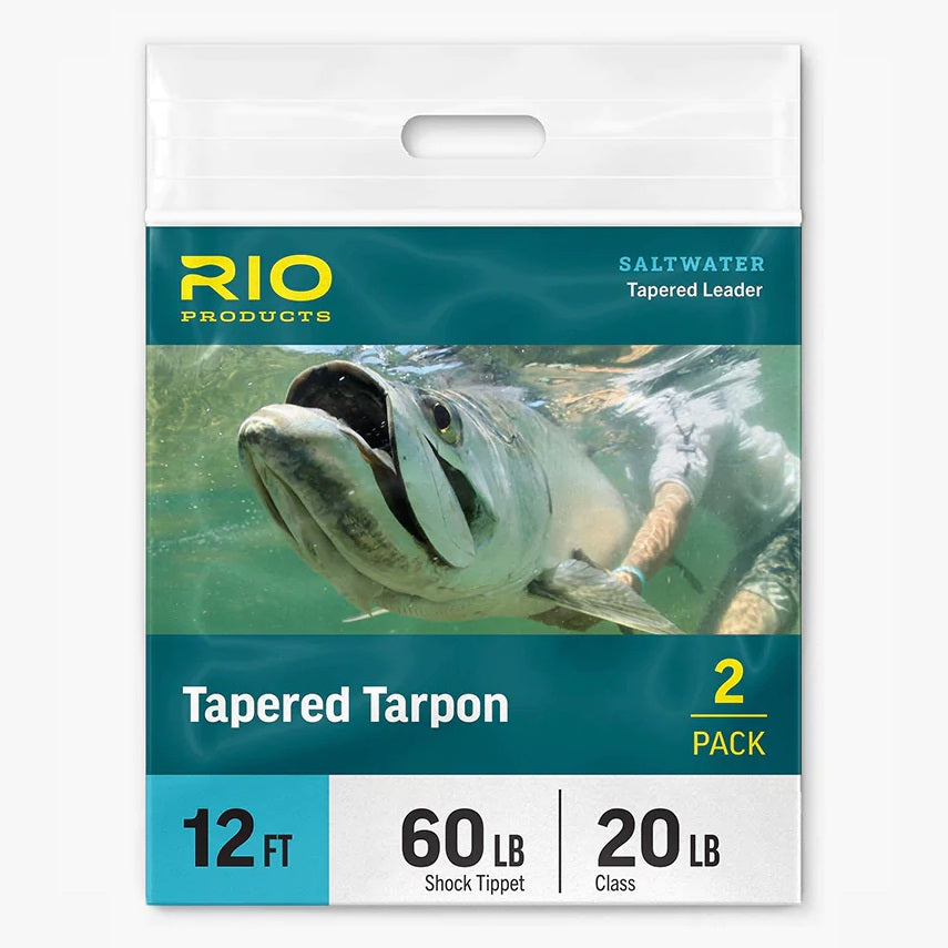 Rio Tapered Tarpon Leader 12′–2 Pack