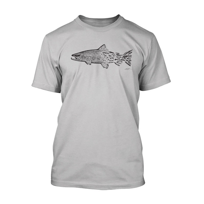 Brown Snacks Tee–Rep Your Water