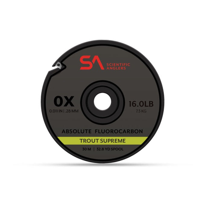 Absolute Trout Supreme Fluorocarbon Tippet 30m–Scientific Anglers