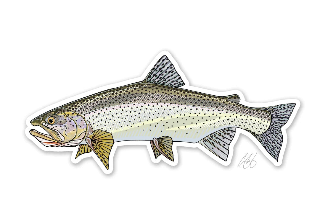 Casey Underwood Artwork – Sea Run Cutthroat Decal