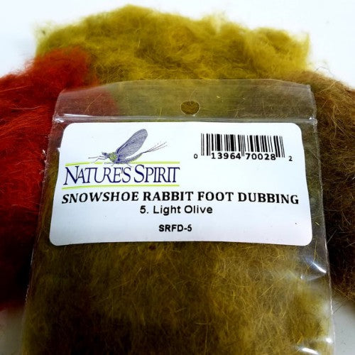 Snowshoe Rabbit Foot Dubbing–Nature Spirit