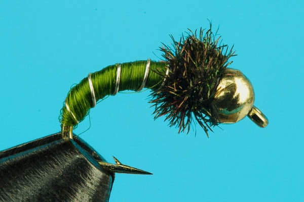 Zebra Midge Curved – Tungsten