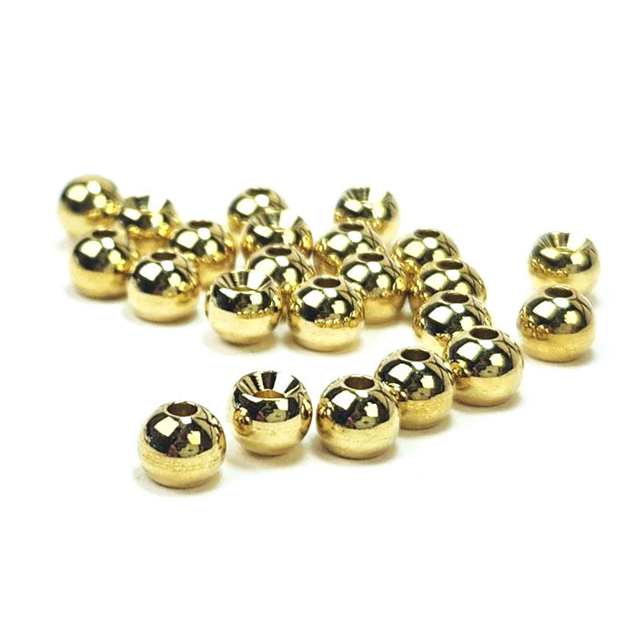 Big Y Brass Fly Tying Beads–25 Pack