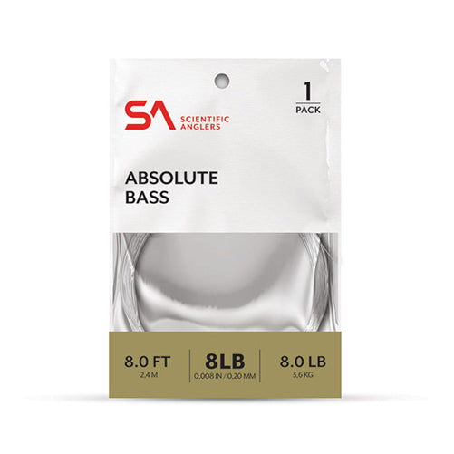 Scientific Anglers Absolute Bass Leader 8′