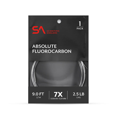 Scientific Anglers Absolute Fluorocarbon Trout Leader 9′