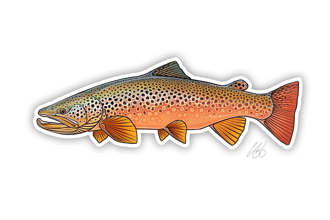 Casey Underwood Artwork – Autumn Brown Decal