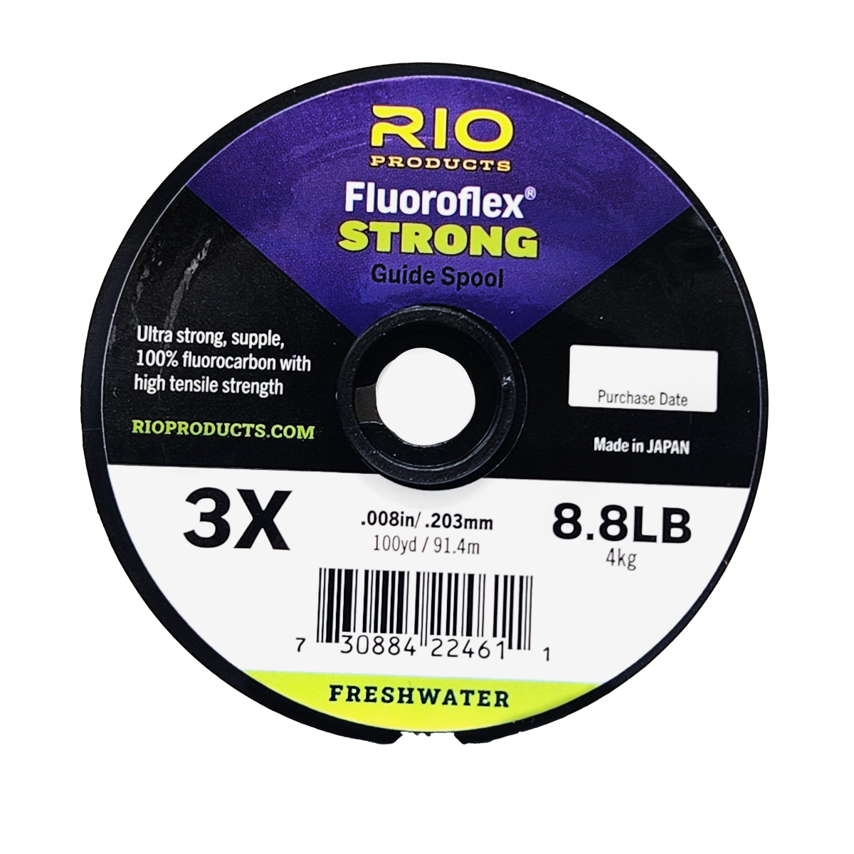 Rio Fluoroflex Strong Tippet Guide Spool–100 yds