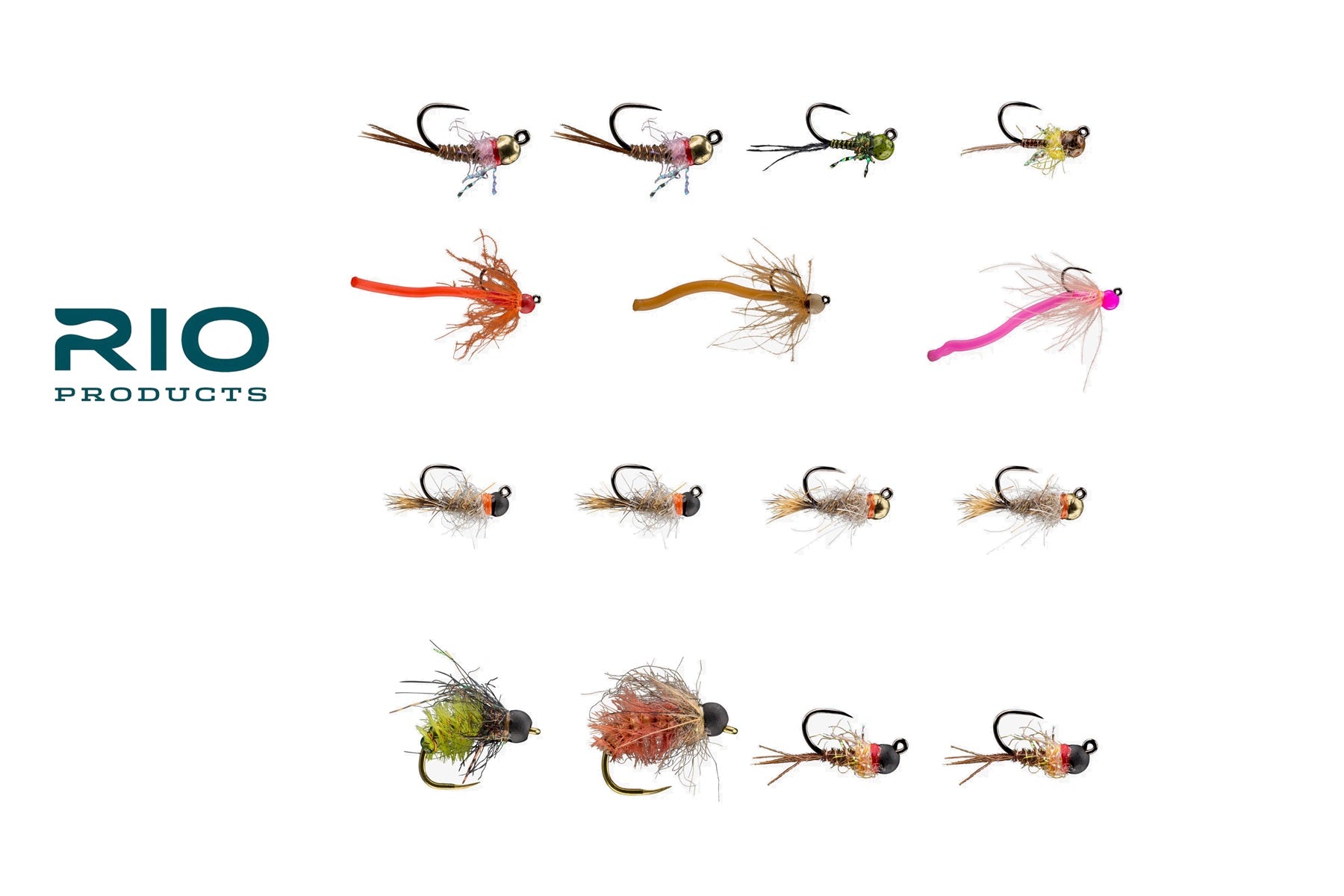 RIO Trout Euro Nymph Assortment – 15 Flies